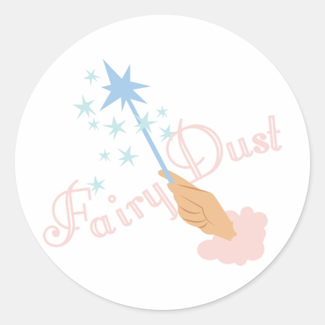 Fairy Dust Classic Round Sticker (Front)