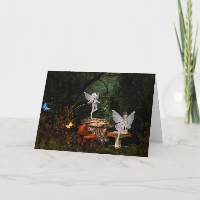Fairy Dust Greeting Card (Front)