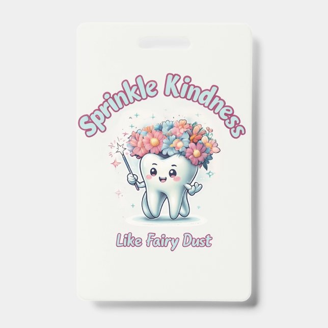 Fairy Dust Kindness ID Badge – Inspirational Offic (Front)