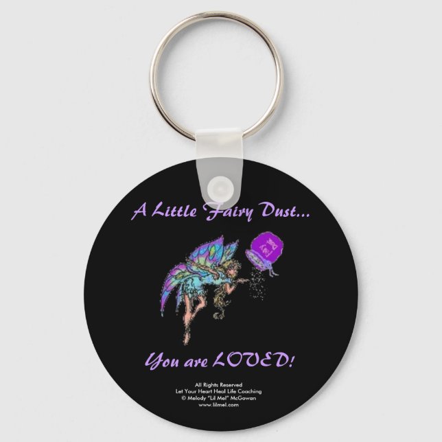 Fairy Dust Loved Keychain (Front)