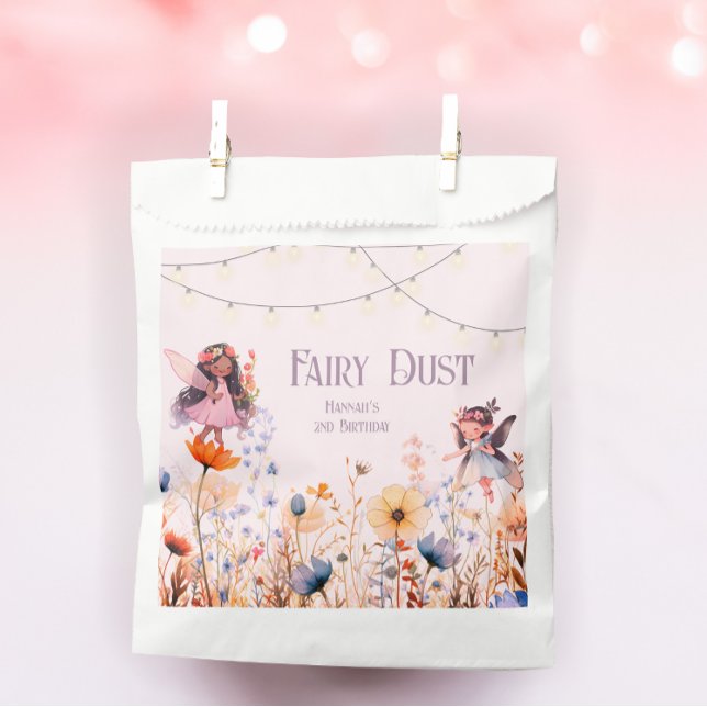 Fairy Dust Magic Second Birthday Favour Bags (Creator Uploaded)