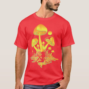 Fairy Dust Mushrooms Fairycore Goblincore Love Fae T-Shirt
