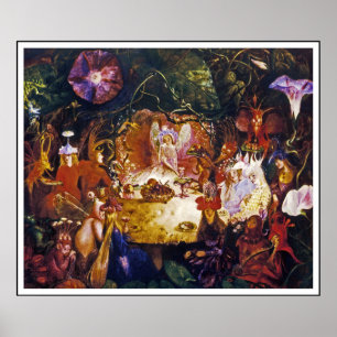 Fairy (Faerie) Poster Print:  Fairy Banquet