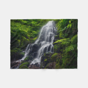 Fairy Falls   Colombia River Gorge Oregon. Fleece Blanket