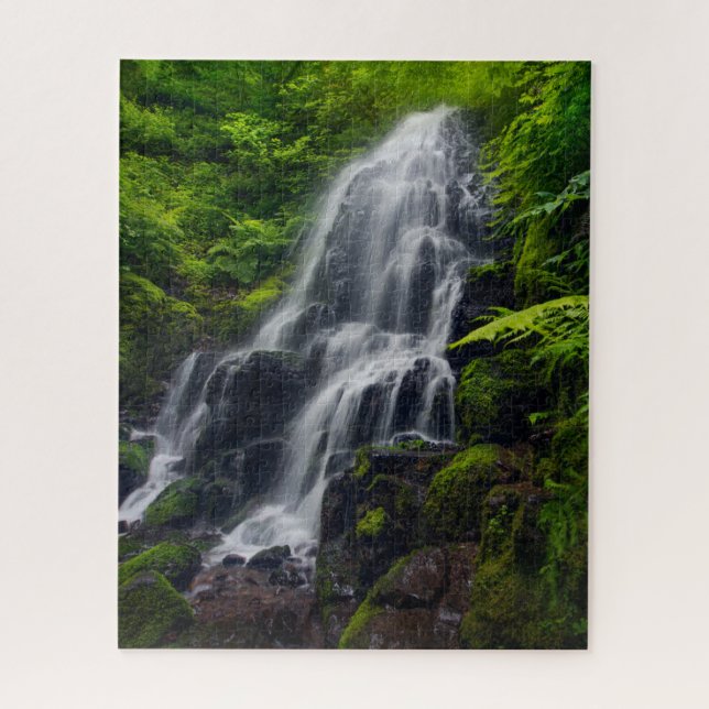 Fairy Falls | Colombia River Gorge Oregon. Jigsaw Puzzle (Vertical)
