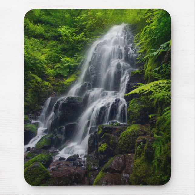 Fairy Falls | Colombia River Gorge Oregon. Mouse Mat (Front)