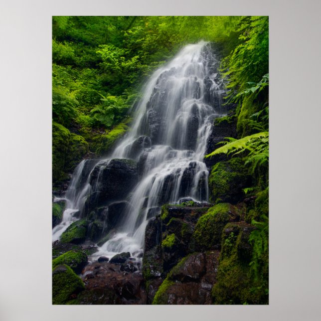 Fairy Falls | Colombia River Gorge Oregon. Poster (Front)