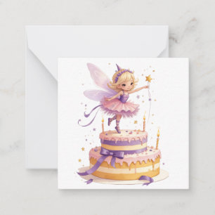 Fairy Fantasy Birthday Note Card