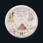 Fairy First Birthday Enchanted Dessert Tableware Paper Plate<br><div class="desc">It’s a Fairy First Birthday Celebration! Welcome to a world of enchantment and joy with this fairy first birthday decor! Elevate your celebration into a whimsical experience that will leave guests enchanted. Celebrate your special occasion in fairy-tale style and create lasting memories with our magical fairy garden collection. ★ If...</div>