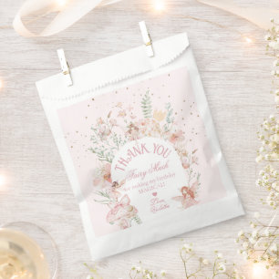 Fairy First Birthday Enchanted garden Whimsical Favour Bags