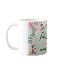 Fairy First Birthday Forest Watercolor Mushroom