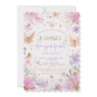 Fairy First Birthday Girl  Invitation