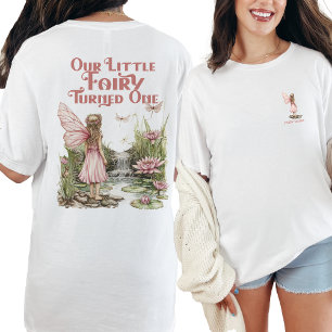 Fairy First Birthday Personalised  Family Matching T-Shirt