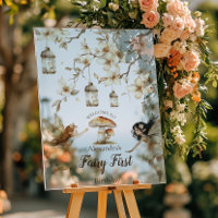 Fairy First Birthday Woodland Floral
