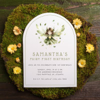 Fairy First Enchanted Forest 1st Birthday Party