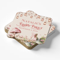 Fairy First Theme Girl's 1st Birthday Party Custom