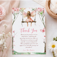 Fairy First Watercolor Floral Girls 1st Birthday