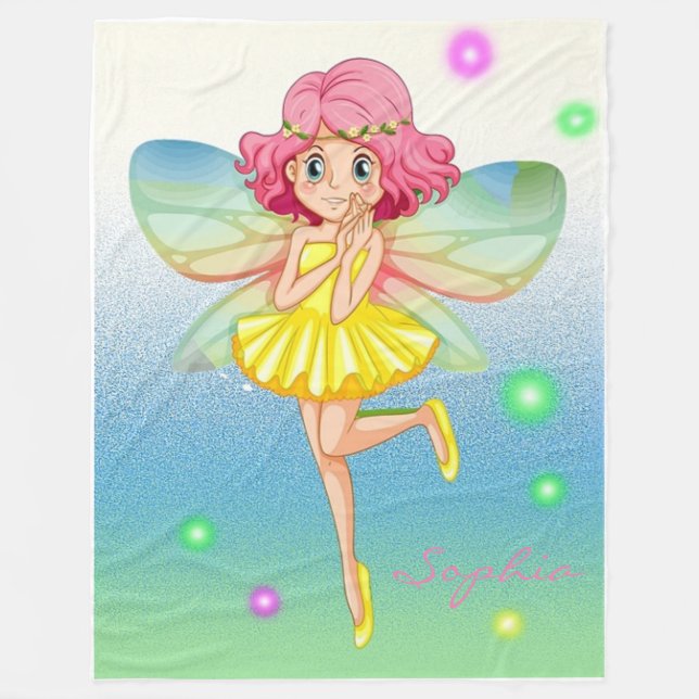 Fairy Fleece Blanket (Front)