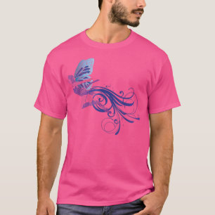 Fairy Flight ColoredPurple Blue Relaed Fit T T-Shirt