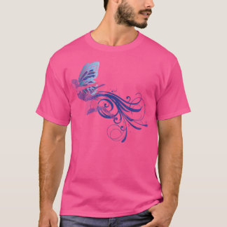 Fairy Flight ColoredPurple Blue Relaed Fit T T-Shirt