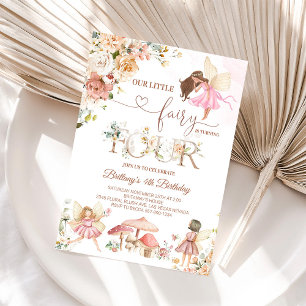 Fairy Floral Butterfly Magical Birthday Invite