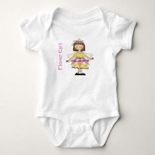 Fairy Flower Girl One Piece Tutu Bodysuit