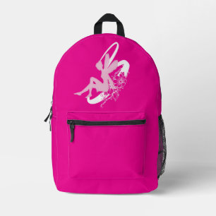 Fairy Flower Printed Backpack
