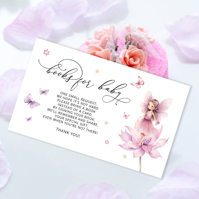 Fairy Flowers Books for Baby Ticket Enclosure Card (Creator Uploaded)