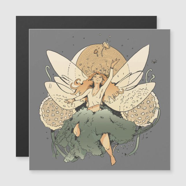 Fairy flying in the sky    (Front/Back)