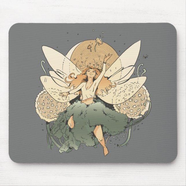 Fairy flying in the sky         mouse mat (Front)