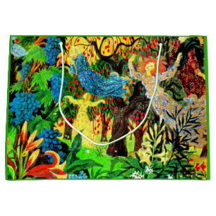 fairy folk in the forest  large gift bag