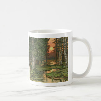 "Fairy Forest at Sunset" by Ivan Bilibin, 1906. Coffee Mug