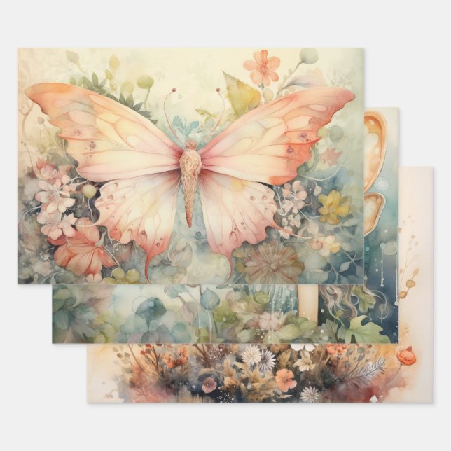 FAIRY FOREST DECOUPAGE DECORATIVE PAPER (Set)