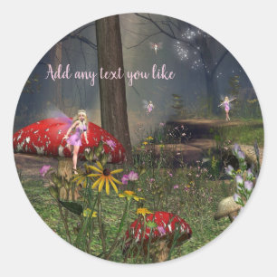 Fairy forest stickers