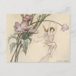 Fairy full of Joy Postcard