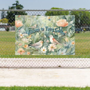 Fairy garden banner