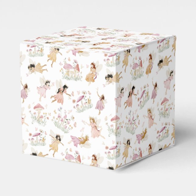 Fairy Garden Birthday Favour Box (Front Side)
