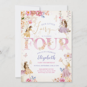 Fairy Garden Birthday Invitation