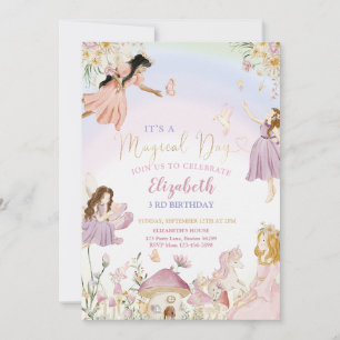 Fairy Garden Birthday Invitation