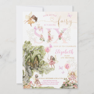 Fairy Garden Birthday Invitation