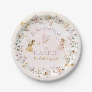 Fairy Garden Birthday Paper Plates