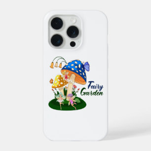 Fairy Garden Cute Magical Mushroom Art iPhone 15 Pro Case