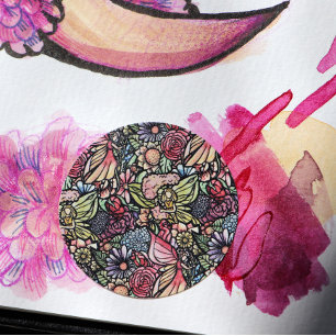 Fairy Garden Gardening Flower Gardens Fairies Classic Round Sticker