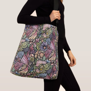 Fairy Garden Gardening Flower Gardens Fairies Crossbody Bag