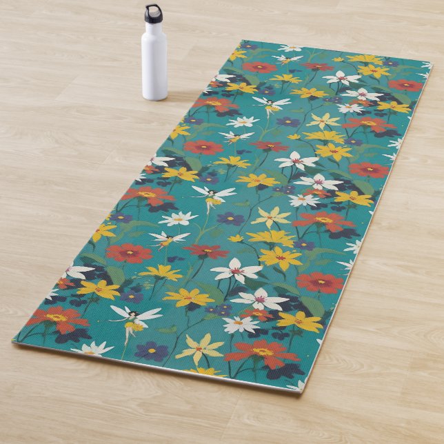 Fairy Garden in Bloom Yoga Mat (In Situ)