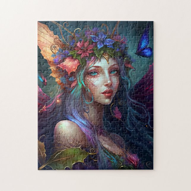 Fairy Girl Fantasy Art Jigsaw Puzzle (Vertical)