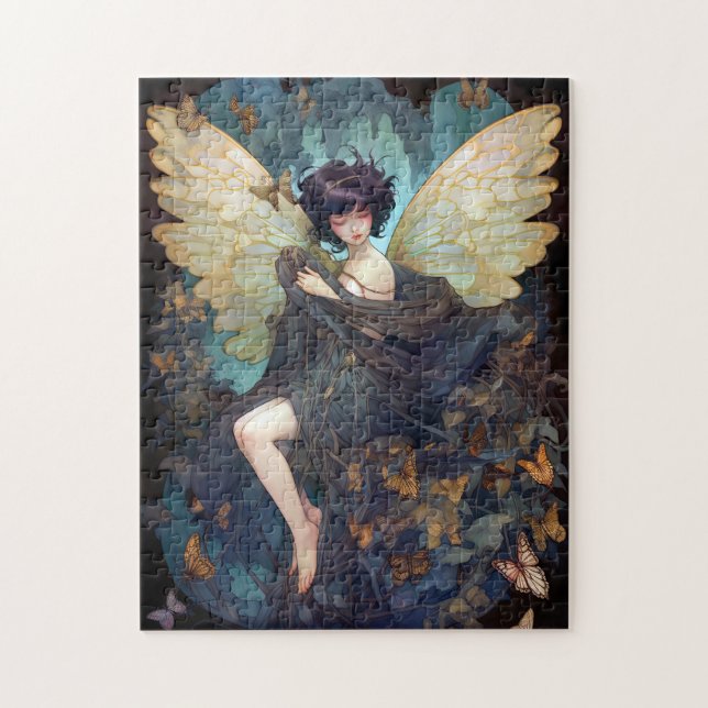 Fairy Girl Fantasy Art Jigsaw Puzzle (Vertical)