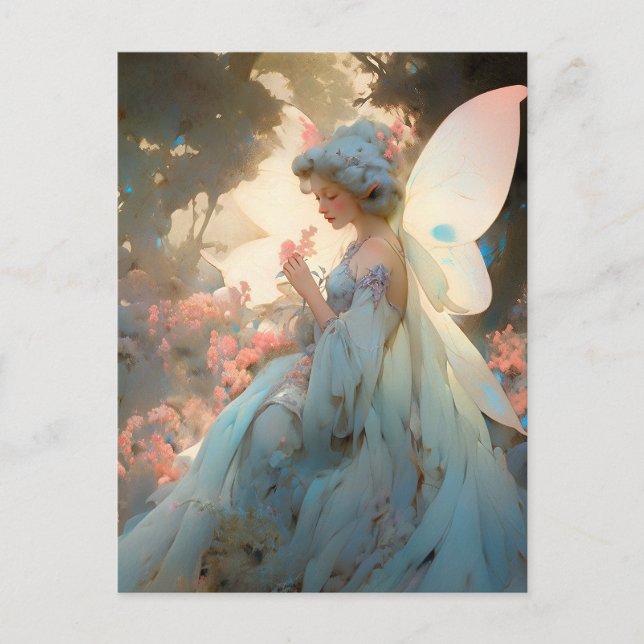 Fairy Girl Fantasy Art Postcard (Front)