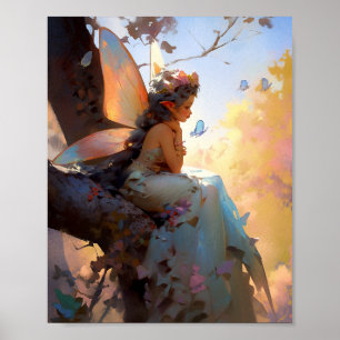 Fairy Girl Fantasy Art Poster