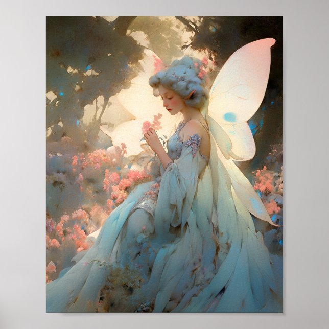 Fairy Girl Fantasy Art Poster (Front)